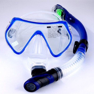 Adult Diving Mask and Snorkel Set Tempered Glasses Underwater Swimming Mask