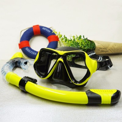 Adult Diving Snorkel Mask Full Dry Diving Glasses Adult Silicone Anti Fog Diving Goggles Swimming Mask