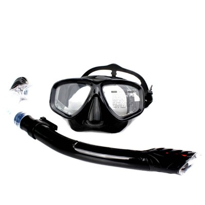 Sea Sport Anti Fog Tempered Glasses Diving Snorkel Mask for Adult